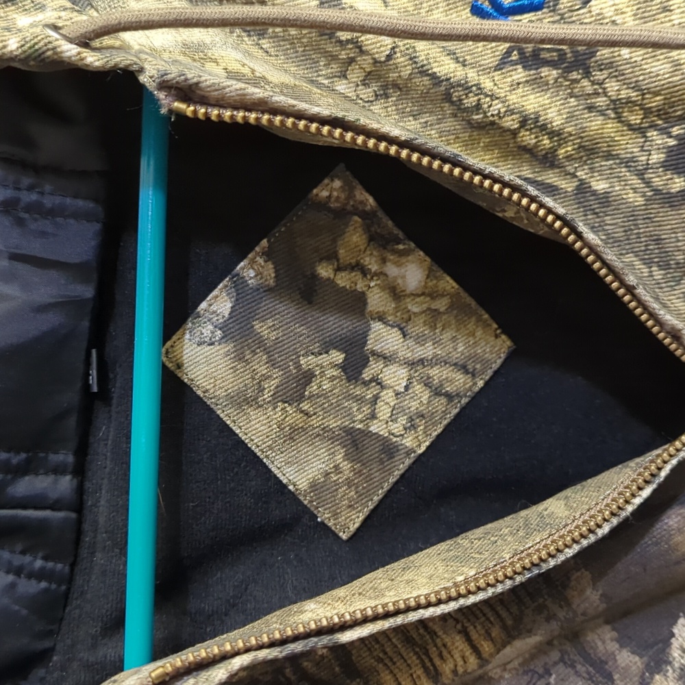 NWOT CAMOUFLAGE Hooded Coat size 2XL - Picture 2 of 4